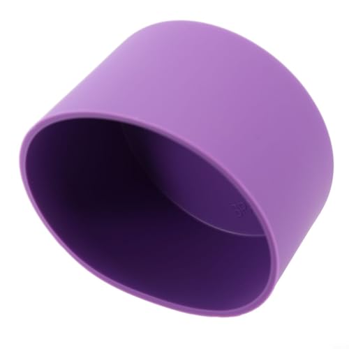 Silikon-Becher-Abdeckung, 7 59 cm Bodenpolster für Sportflaschen, zuverlässiges und sicheres Material (Lila 7,5 cm) von Aprilsunnyzone