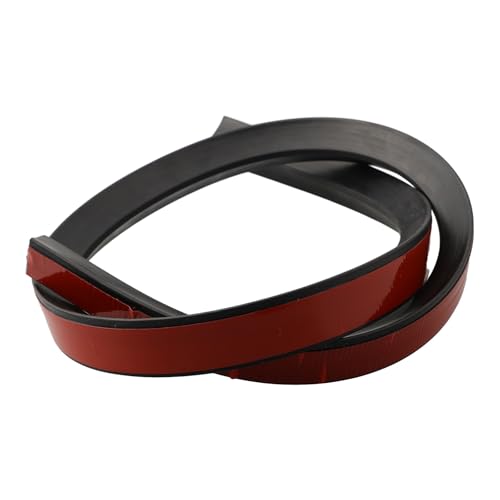 Silikon-Wasserdichtungsstreifen für Badezimmer, effektive Retention für Nassbereiche (schwarz, 100 cm) von Aprilsunnyzone