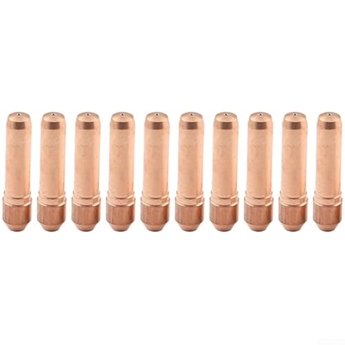 Spitzen 10 Stück für Bernard Centerfire MIG Schweißgasdiffusoren D 1 und 1, gewindeloses Drop-In-Design für einfachen Austausch und langfristige Nutzung (T-062) von Aprilsunnyzone
