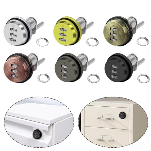 Stabile digitale Zahlenschlossbox mit anpassbaren Codes für mehrere Anwendungen (Rotbronze) von Aprilsunnyzone