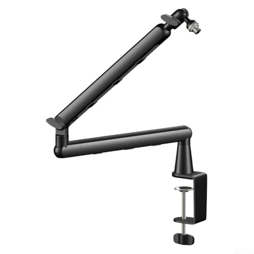Stabiler Mikrofonarm aus Metall für den Schreibtisch mit verstellbaren Funktionen zur Verbesserung der Audio-Aufnahme für Streaming und Aufnahme von Aprilsunnyzone