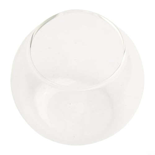 Sukkulenten-Terrariumvase in transparenter Glaskugel mit Loch für Hausgarten Dekoration und Zimmerpflanzen-Display (A) von Aprilsunnyzone