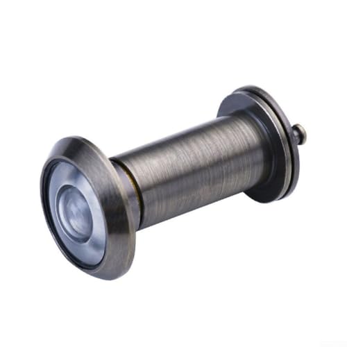 Türspion mit Metallrahmen und verstellbarem 180-Grad-Weitwinkelobjektiv, Türspion für klare Sicht und Sichtschutz (Grünbronze) von Aprilsunnyzone