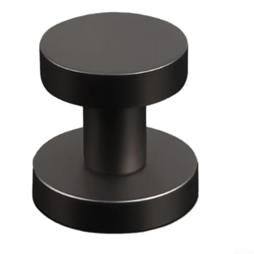 Unsichtbares einseitiges Schloss für Innentüren, einschließlich Schlafzimmer- und Hintergrundwände, bietet reibungslose Schlüssel- und Griffverriegelung mit einem minimalistischen Design (schwarz) von Aprilsunnyzone