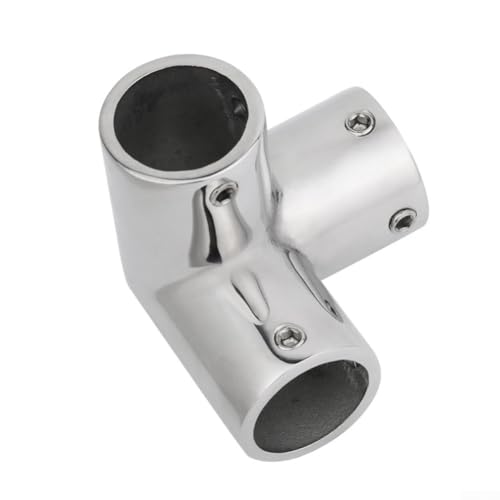 Widerstandsfähiger 316 Edelstahl Marine-Handlauf 90 Grad T-Ellenbogen-Rohrverschraubungen für Sanitär- und Schiffbau (22 mm) von Aprilsunnyzone