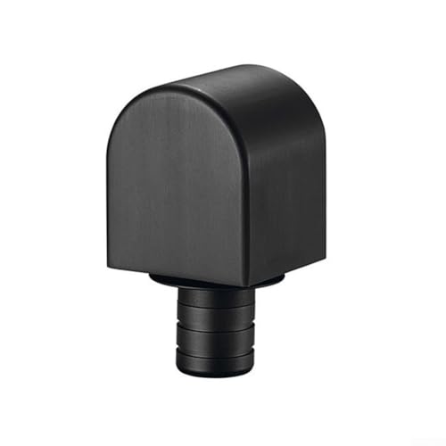 Winddichter Türstopper aus Aluminium für reibungslosen Betrieb und Geräuschreduzierung (schwarz) von Aprilsunnyzone