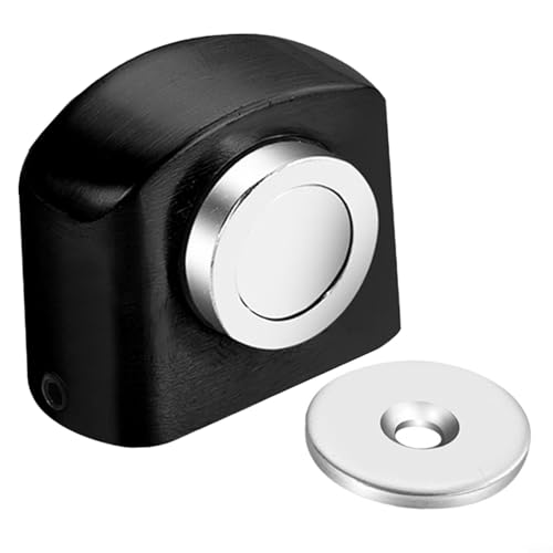 Winddichter magnetischer Türstopper aus Zinklegierung für den täglichen Gebrauch (schwarz) von Aprilsunnyzone