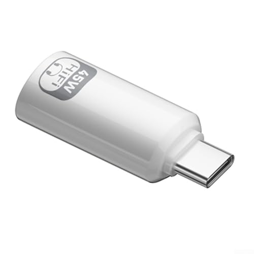 Zwei Adapter Buchse auf Typ-C-Stecker mit Headset-Anruf-, Lade- und Datenübertragungsfunktionen, 3-in-1-Design für stabile und schnelle Leistung (weiß) von Aprilsunnyzone