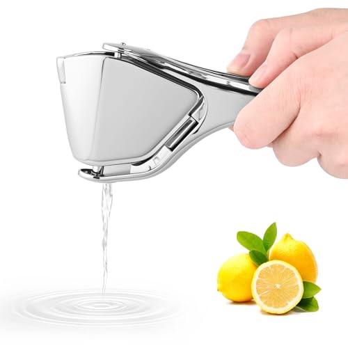 Zitronenpresse, Apritsce 7CM Klein Zitruspresse Manuell, Schweres Limettenpresse, Saftpresse Manuell für Bar Küche Restaurant von Apritsce