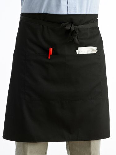 Half Apron With Pocket Professional Waiters Black by Apron von Apron