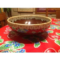 Vintage Carefree Ironstone Von Canonsburg Tropfglasur Servierschale - Usa Vintage Carefree Ironstone Von Canonsburg Tropfglasur Servierschale - Usa von ApronForest