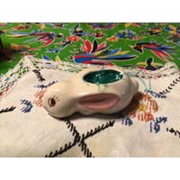 Vintage Rio Hondo California Keramik Handbemalt Hase Oder Übertopf von ApronForest