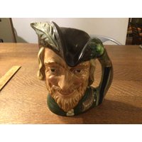 Vintage Royal Doulton Großer Robin Hood Toby Krug - England, 1959 von ApronForest