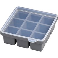 APS Eiswürfelform, (Set, 2 St.), inkl. transparentem Deckel, 4x4x4 cm, für bis zu 9 Eiswürfel von Aps