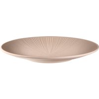 APS Teller "Servierteller "NERO" Ø 26 cm, Höhe ca. 3 cm" aus Melamin, kratzfest, bruchsicher und spülmaschinengeeignet von Aps