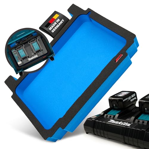 APTEX Schaumeinlage passend für Makita Doppelladegerät DC18RD für MakPac Gr. 2-3 von Aptex.