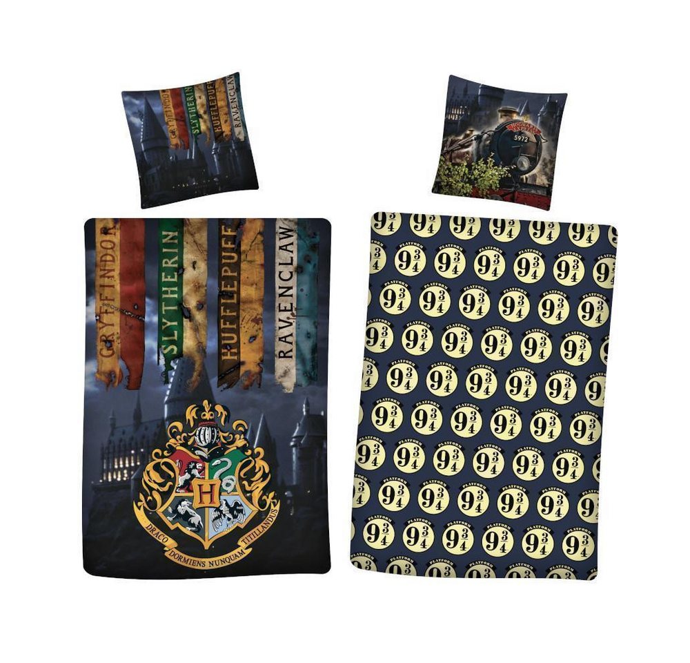 Aptex Bettwäsche Harry Potter Bettwäsche "neun 3/4" 140x200 cm, 100% Baumwolle, 2 teilig Aptex Bettwäsche Harry Potter Bettwäsche "neun 3/4" 140x200 cm, 100% Baumwolle, 2 teilig von Aptex