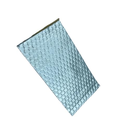 10 STÜCKE Butylkautschuk Stoßdämpfungs- Und Schallschutzplatte Selbstklebende Dämpfungsplatte Wärmedämmung Und Geräuschreduzierung Isolierung(Silver-10PCS) von Aptfkec
