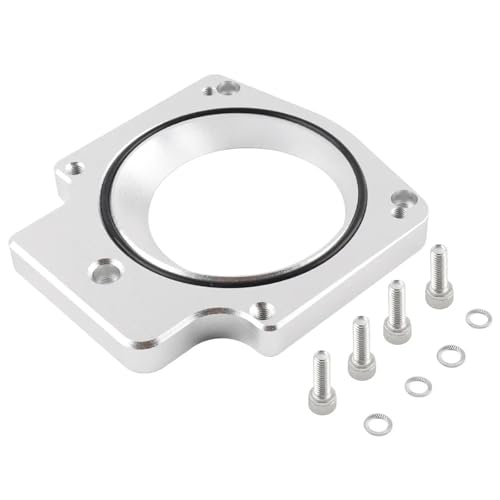 Drosselklappe Saugrohrstutzen Für LS1 LS2 LS3 LS6 LS7 LSX Silber Schwarz 92mm Ansaugkrümmer Drosselklappengehäuse Spacer Adapter Drosselklappe Saugrohrstutzen Für LS1 LS2 LS3 LS6 LS7 LSX Silber Schwarz 92mm Ansaugkrümmer Drosselklappengehäuse Spacer Adapter von Aptfkec