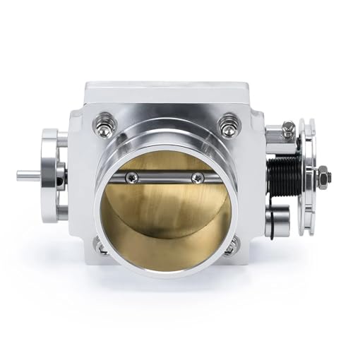Drosselklappe Saugrohrstutzen UNIVERSAL 80MM DROSSELKLAPPENGEHÄUSE LEISTUNG ANSAUGKRÜMMER BILLET ALUMINIUM HIGH FLOW LZ6980 von Aptfkec