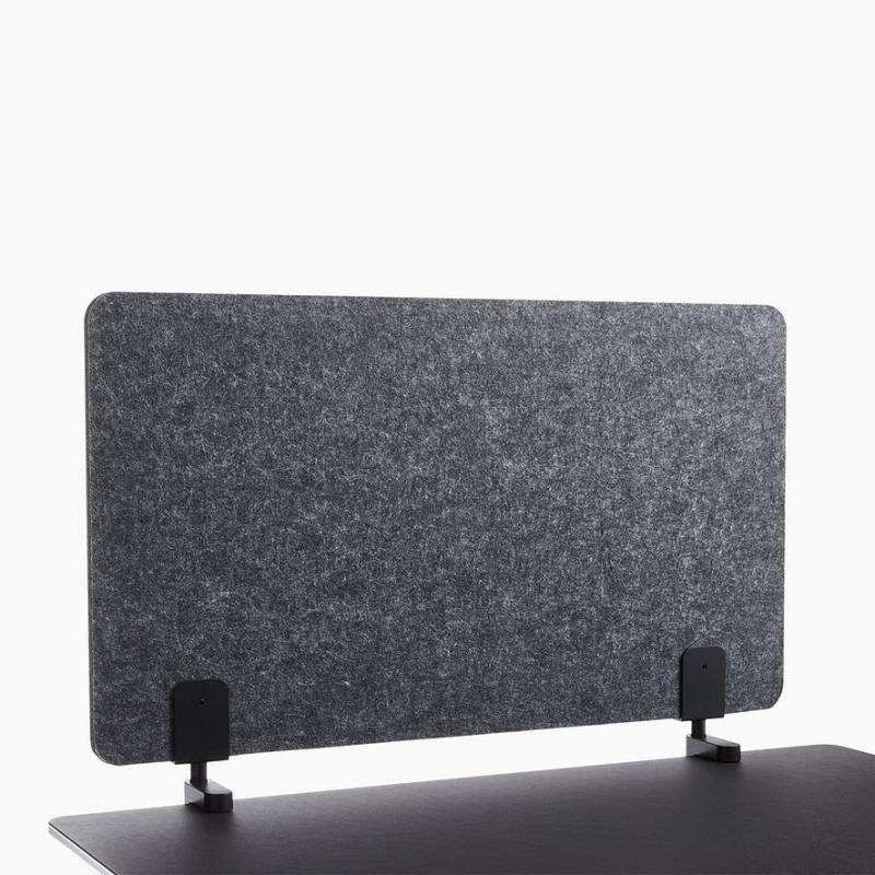 Schreibtisch Sichtschutz Trennwand Stellwand APTO Akustik mit Whiteborad  - Filz aus 70% recyceltem Plastik -700 mm breit - auf Rechnung kaufen von Apto