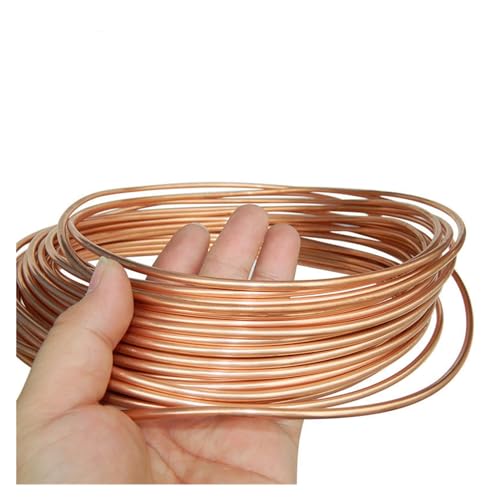 ApuaVireo&Co 1-10 Meter weiche Kupferrohrspule OD 1,6/1,8/2/3/4/5/6/8/9/10/12 mm Kupferdrahtrohr Klimaanlage DIY Handwerk(10 Meter,9.52mm x 0.8mm) von ApuaVireo&Co