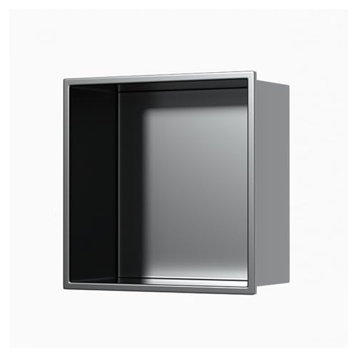 ApuaVireo&Co Duschablage, Badezimmer-Wandnische, Duschnische 12,6 x 12,6 x 4,9 Zoll Edelstahl Mehrfarbig(Grey) von ApuaVireo&Co