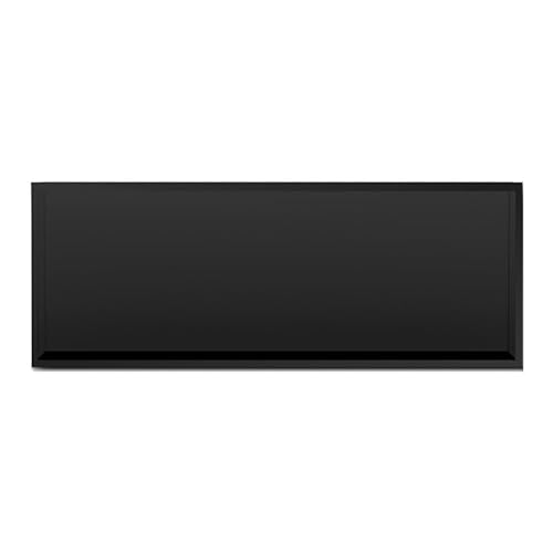 ApuaVireo&Co Duschablage, Badezimmer-Wandnische, Edelstahl-Duschnische mit LED-Beleuchtung, Mehrfarbig(Black,120x28x12.5cm) von ApuaVireo&Co