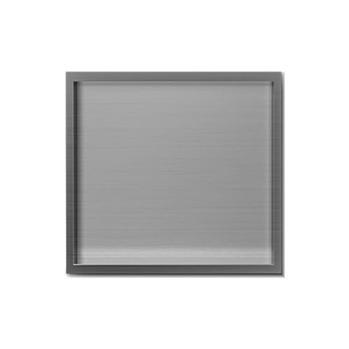 ApuaVireo&Co Duschablage, Badezimmer-Wandnische, Edelstahl-Duschnische mit LED-Beleuchtung, Mehrfarbig(Gray a,32x32x12.5cm) von ApuaVireo&Co
