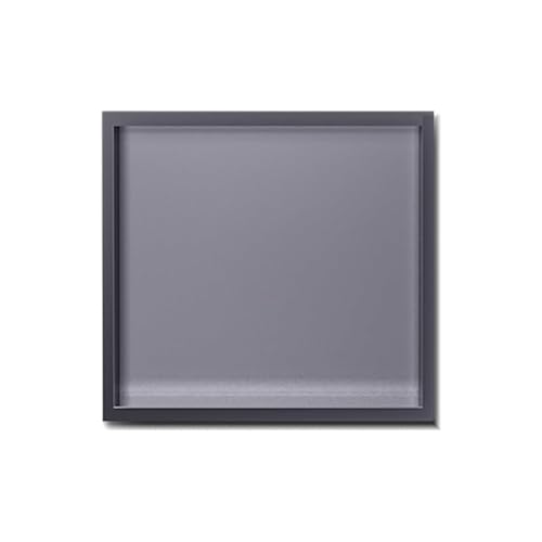 ApuaVireo&Co Duschablage, Badezimmer-Wandnische, Edelstahl-Duschnische mit LED-Beleuchtung, Mehrfarbig(Light Gray,32x32x12.5cm) von ApuaVireo&Co