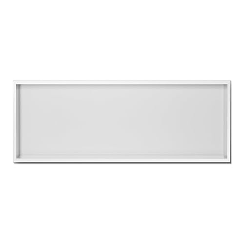 ApuaVireo&Co Duschablage, Badezimmer-Wandnische, Edelstahl-Duschnische mit LED-Beleuchtung, Mehrfarbig(White a,120x28x12.5cm) von ApuaVireo&Co