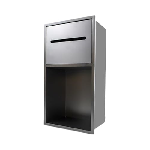 ApuaVireo&Co Duschablage, Edelstahl Badezimmer Dusche Nische mit Mülleimer Keine Fliesen erforderlich Grau(40x20x12.5cm) von ApuaVireo&Co