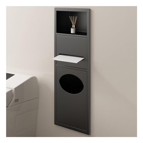 ApuaVireo&Co Duschablage, Edelstahl Badezimmer Duschnische Multicolor(Black,63X20X13.5cm) von ApuaVireo&Co