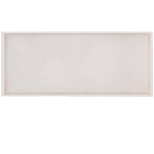 ApuaVireo&Co Duschablage, Edelstahl Badezimmer Einbau Nischen Fliesenfreies Lagerregal Multicolor(White,92x32x12.5cm) von ApuaVireo&Co