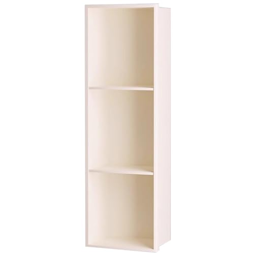 ApuaVireo&Co Duschablage, Edelstahl Duschnische Multicolor(Cream White,28x90x12.5cm/11.02x35.43x4.92in) von ApuaVireo&Co