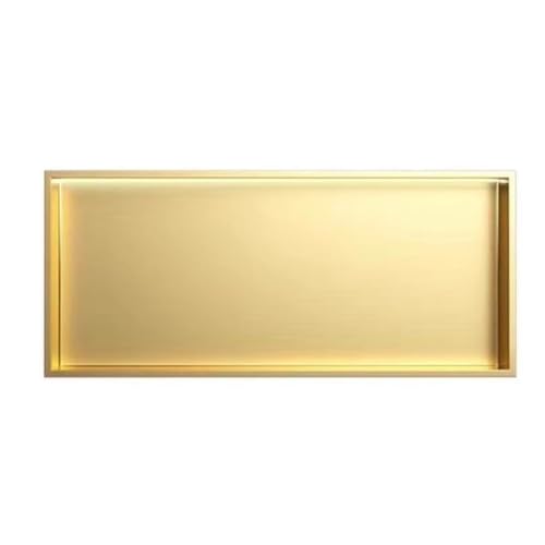 ApuaVireo&Co Duschablage, Edelstahl Einbau-Duschnische, Keine Fliesen erforderlich, Mehrfarbig(Gold,A) von ApuaVireo&Co