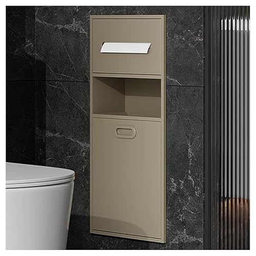 ApuaVireo&Co Duschablage, Edelstahl Einbaudusche Nische Keine Fliesen Doppelschicht Regal Multicolor(Beige,30x65x14cm) von ApuaVireo&Co