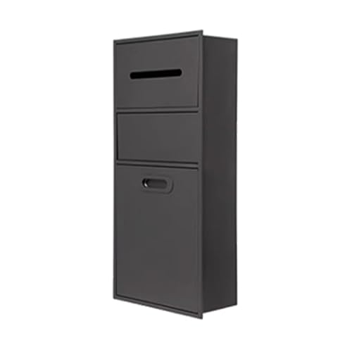 ApuaVireo&Co Duschablage, Edelstahl Einbaudusche Nische Keine Fliesen Doppelschicht Regal Multicolor(Black,30x65x14cm) von ApuaVireo&Co