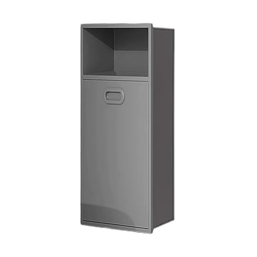 ApuaVireo&Co Duschablage, Edelstahl Einbaudusche Nische Keine Fliesen Doppelschicht Regal Multicolor(Grey,20x50x14cm) von ApuaVireo&Co