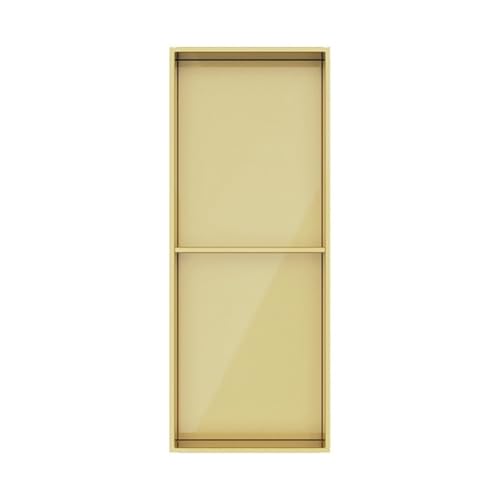 ApuaVireo&Co Duschablage, Edelstahl-Einbauduschennische Multicolor(Gold,70x28x12.5cm) von ApuaVireo&Co