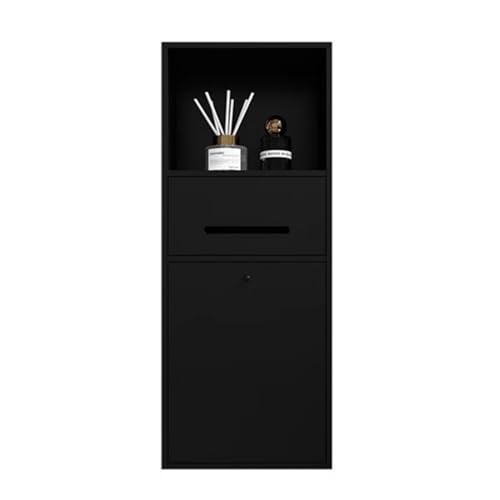 ApuaVireo&Co Duschablage, Edelstahl-Wandnischen-Organizer, Keine Fliesen erforderlich, Mehrfarbig(Black,700x280x135mm) von ApuaVireo&Co