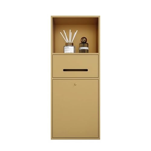 ApuaVireo&Co Duschablage, Edelstahl-Wandnischen-Organizer, Keine Fliesen erforderlich, Mehrfarbig(Gold,700x280x135mm) von ApuaVireo&Co