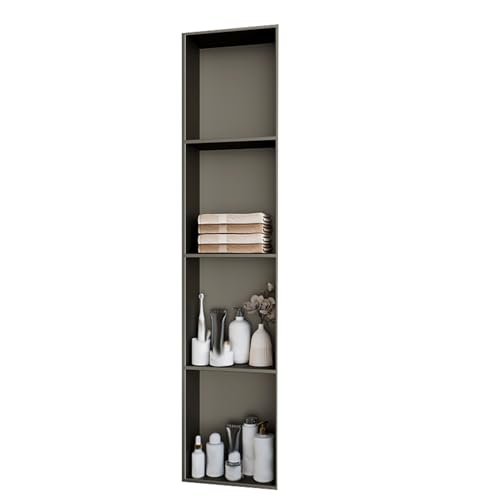 ApuaVireo&Co Duschablage, Einbaunische for die Dusche aus Edelstahl mit Regalen, Keine Fliesen erforderlich, 1 Stück, Mehrfarbig(Grey,28x120cm) von ApuaVireo&Co