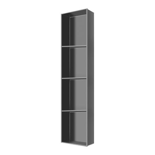 ApuaVireo&Co Duschablage, Wand-Duschnische, Keine Fliesen erforderlich, 1 bis 4 Ebenen, Edelstahl, Schwarz und Grau(Grey,120x28x12.5cm) von ApuaVireo&Co