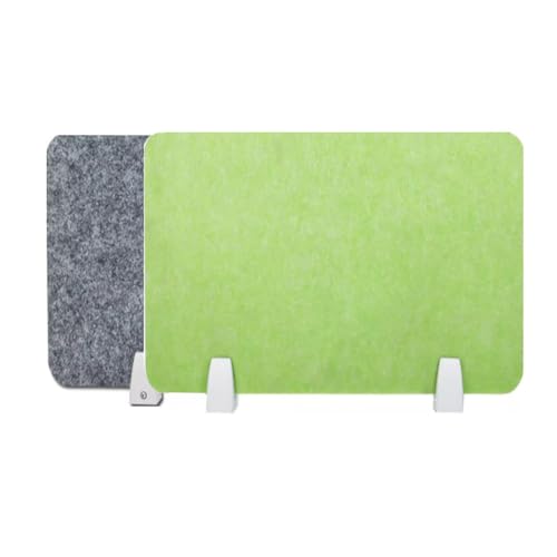 ApuaVireo&Co Freistehender Schreibtisch-Sichtschutz, Schreibtisch-Partition, schallabsorbierend, for Büro-Schreibtisch, Arbeit von zu Hause aus, Grau und Grün, mehrere Größen(Grey,40x40cm) von ApuaVireo&Co