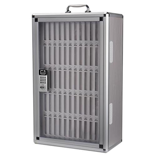 ApuaVireo&Co Handy-Organizer, Handy-Aufbewahrungsschrank mit Zahlenschloss, leicht zu tragende Handy-Aufbewahrungsbox(39x21x63cm/15x8x25in) von ApuaVireo&Co