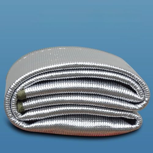 ApuaVireo&Co Isomatte Alu Campingmatte Bodenunterlage Picknick Faltbare Folienmatte Thermodecke Zeltmatte(1.2 x 2m) von ApuaVireo&Co