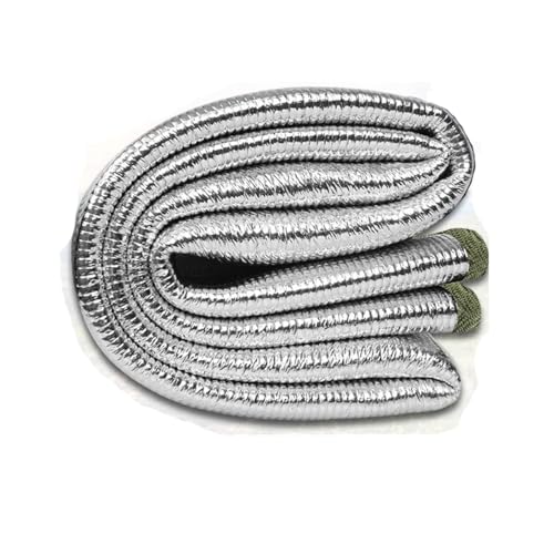 ApuaVireo&Co Schaumstoff-Isomatte for Camping, Aluminiumfolien-Isoliermatte, Reflektormatte, Bodenmatte, 4 mm Dicke, Faltbare Zeltmatte(2 x 2m) von ApuaVireo&Co