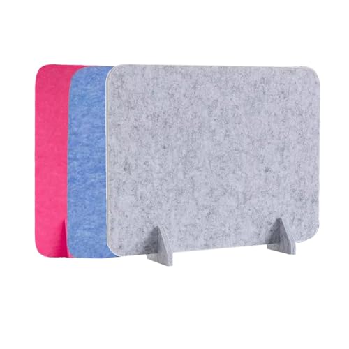 ApuaVireo&Co Schreibtisch-Sichtschutzteiler, freistehendes Sichtschutzpaneel, mehrfarbig, mehrere Größen(Grey,40x60cm) von ApuaVireo&Co