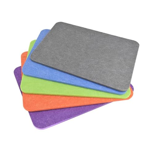 ApuaVireo&Co Schreibtisch-Sichtschutzteiler, geräuschreduzierende Polyesterfaser, mehrfarbig, mehrere Größen(Grey,30X100cm) von ApuaVireo&Co